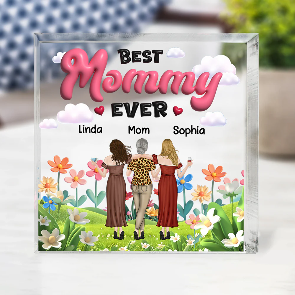 Great Motherly Love - Personalized Custom Acrylic Plaque - Image 2
