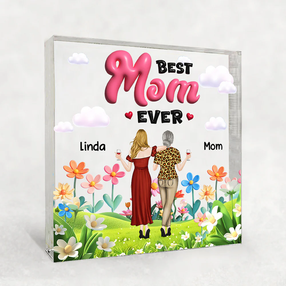 Great Motherly Love - Personalized Custom Acrylic Plaque - Image 3