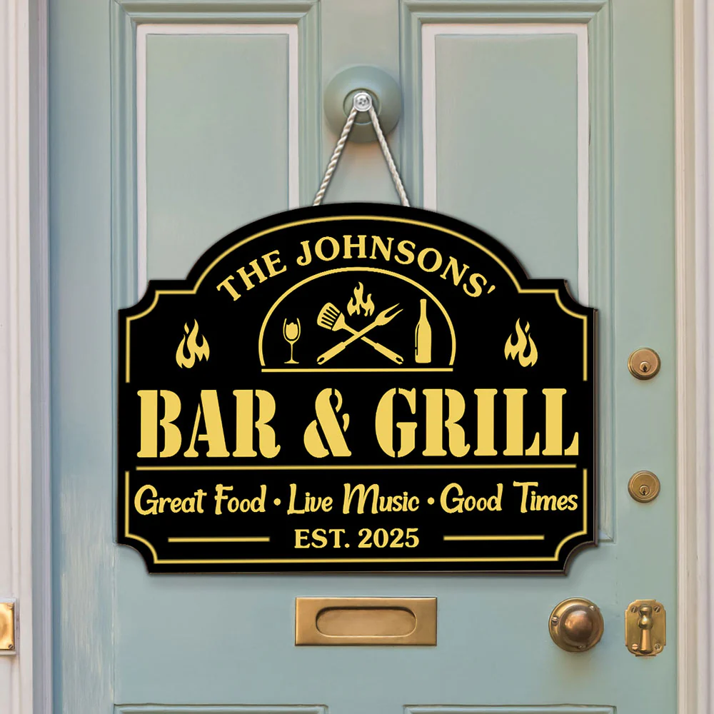 Great Time At Backyard - Personalized Custom Wood Sign - Image 2