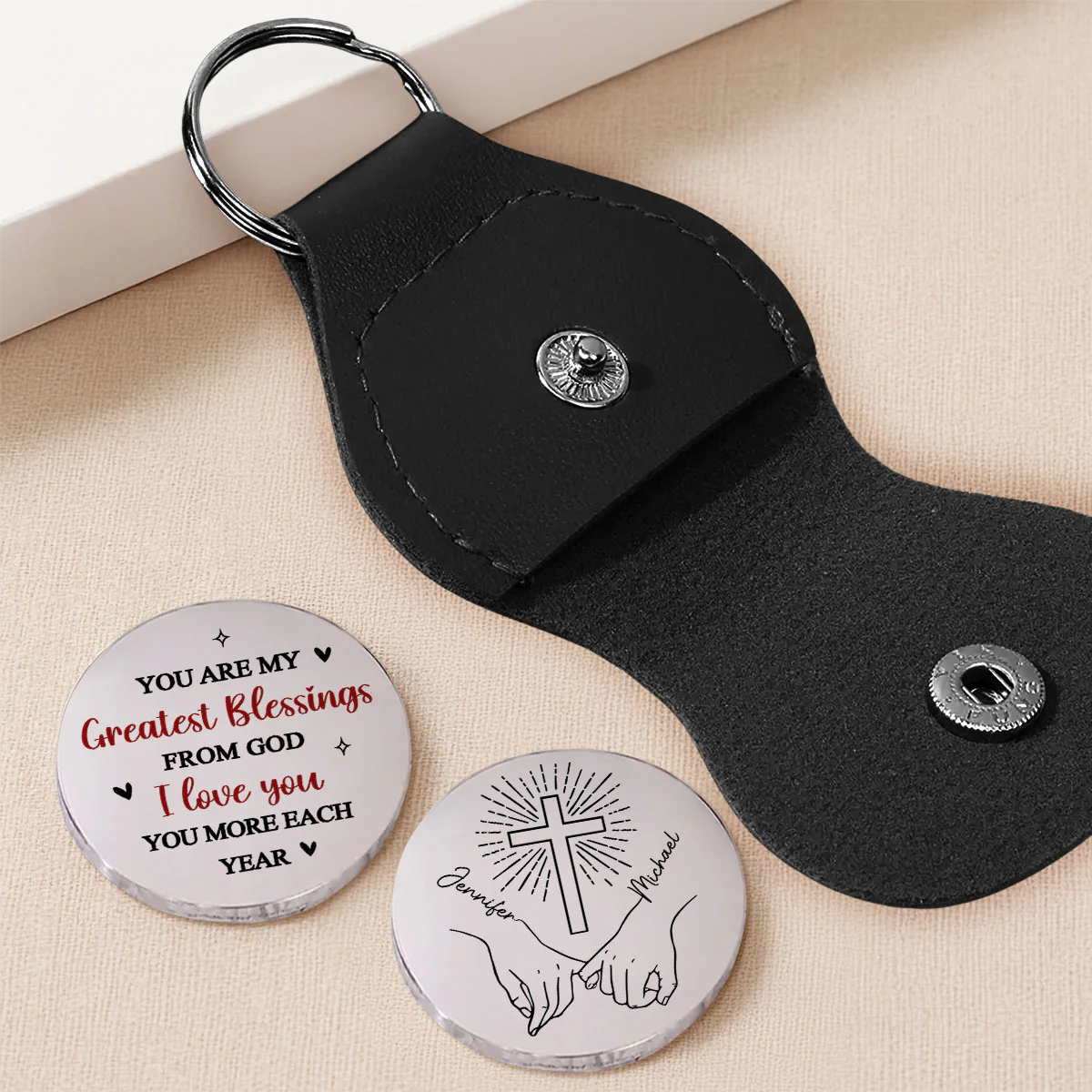 Greatest Blessing From God - Personalized Custom Pocket Hug - Image 3