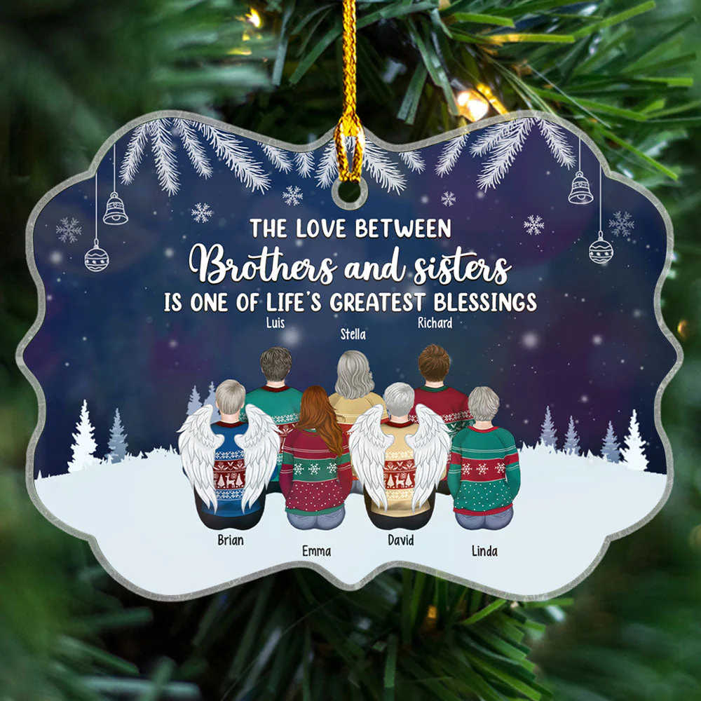 Greatest Blessings - Personalized Custom Acrylic Ornament - Image 3