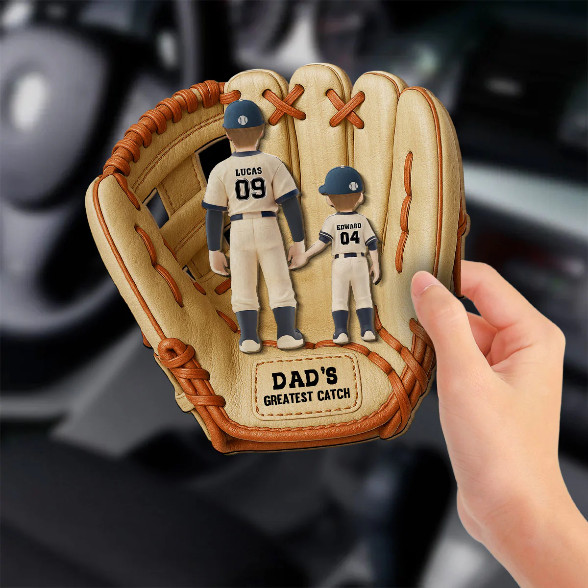 Greatest Catch - Personalized Custom Car Visor Clip - Image 2