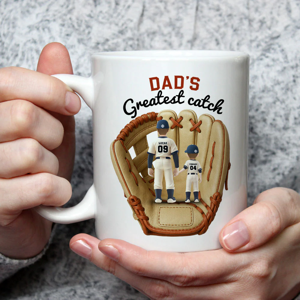 Greatest Catch - Personalized Custom Coffee Mug - Image 3