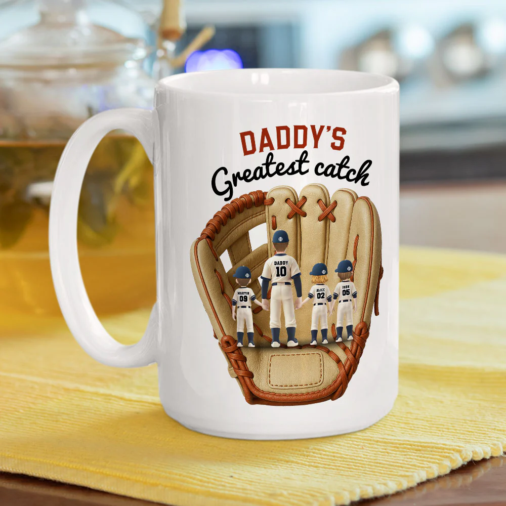 Greatest Catch - Personalized Custom Coffee Mug - Image 5