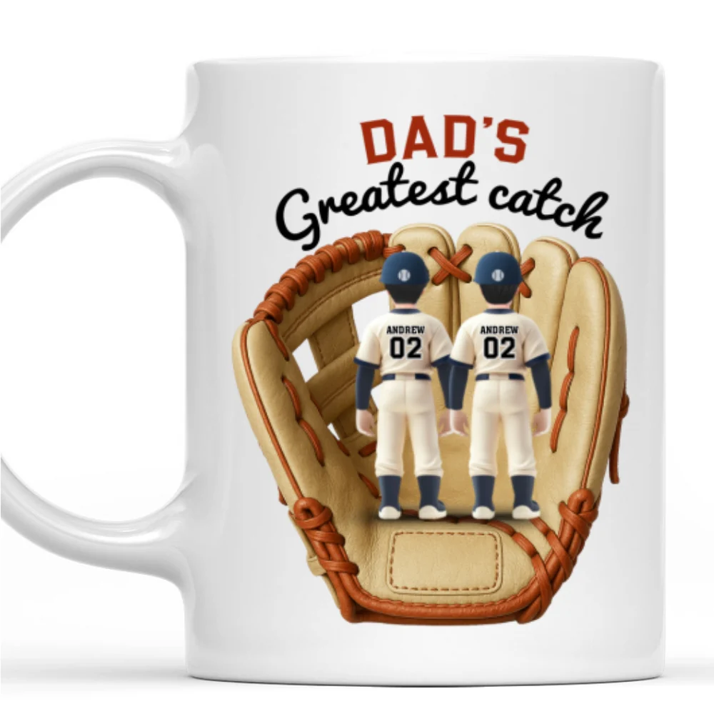Greatest Catch - Personalized Custom Coffee Mug - Image 7