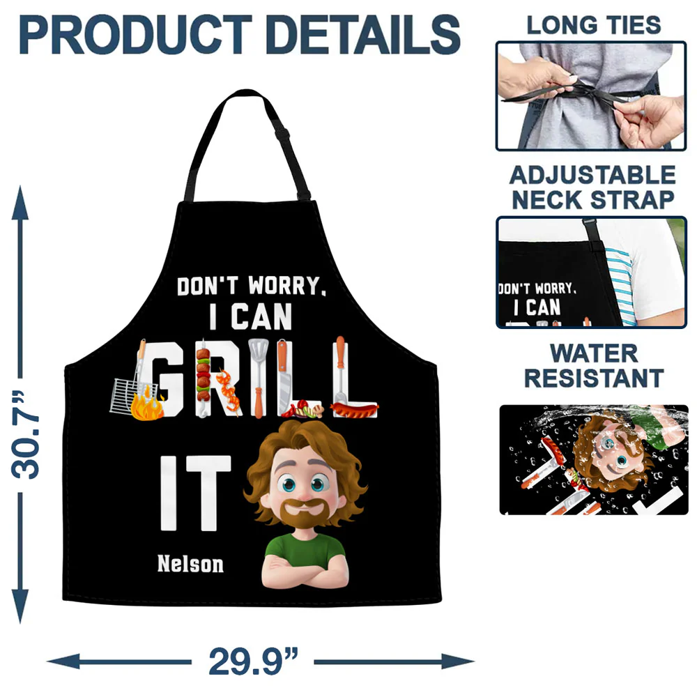 Grill It Really Good - Personalized Custom Apron - Image 7