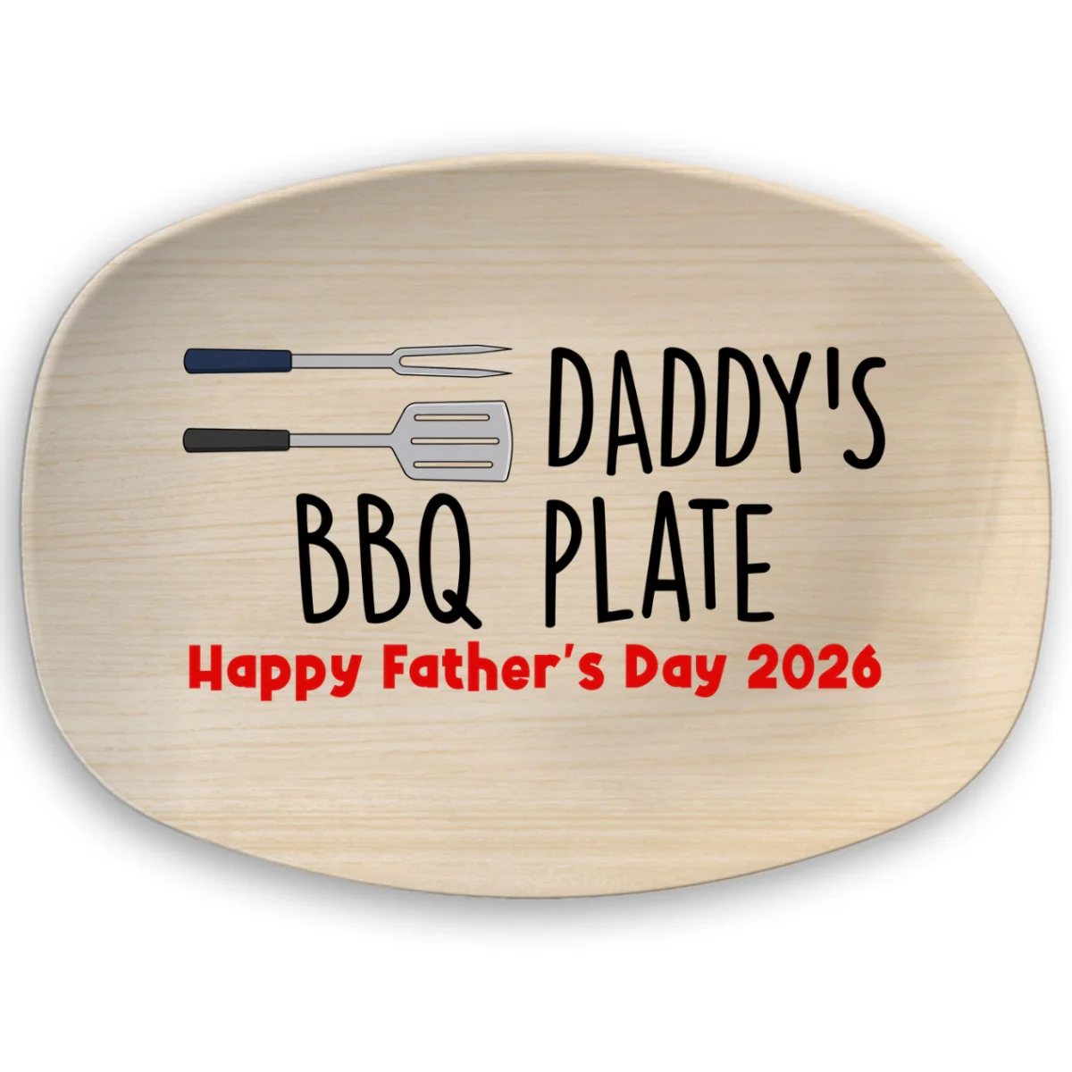 Grill Master Dad - Personalized Custom Platter - Image 6