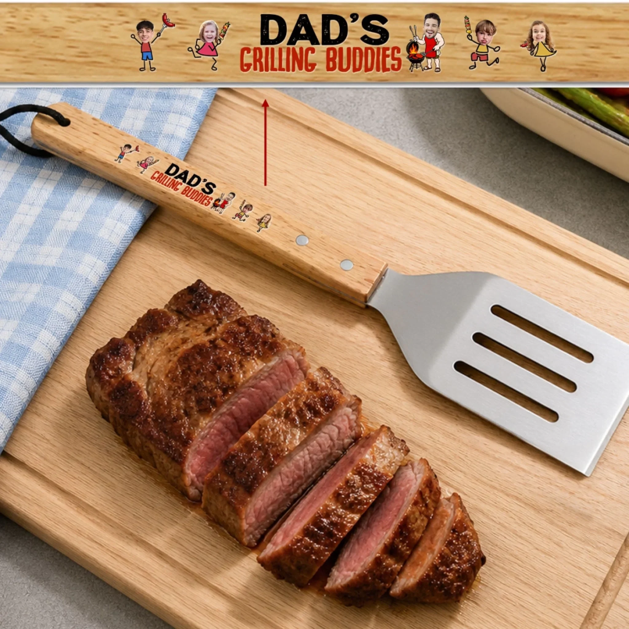 Grilling Buddies - Personalized Custom Grill Spatula