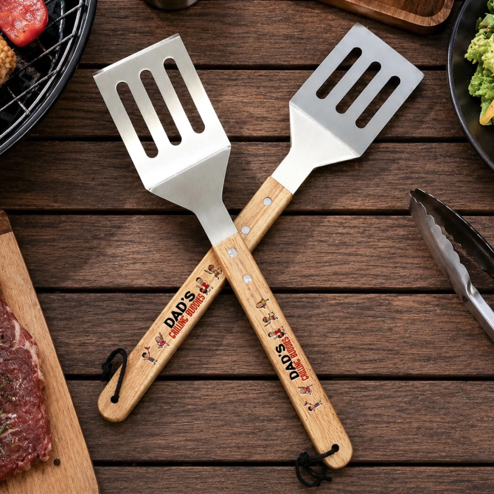 Grilling Buddies - Personalized Custom Grill Spatula - Image 3
