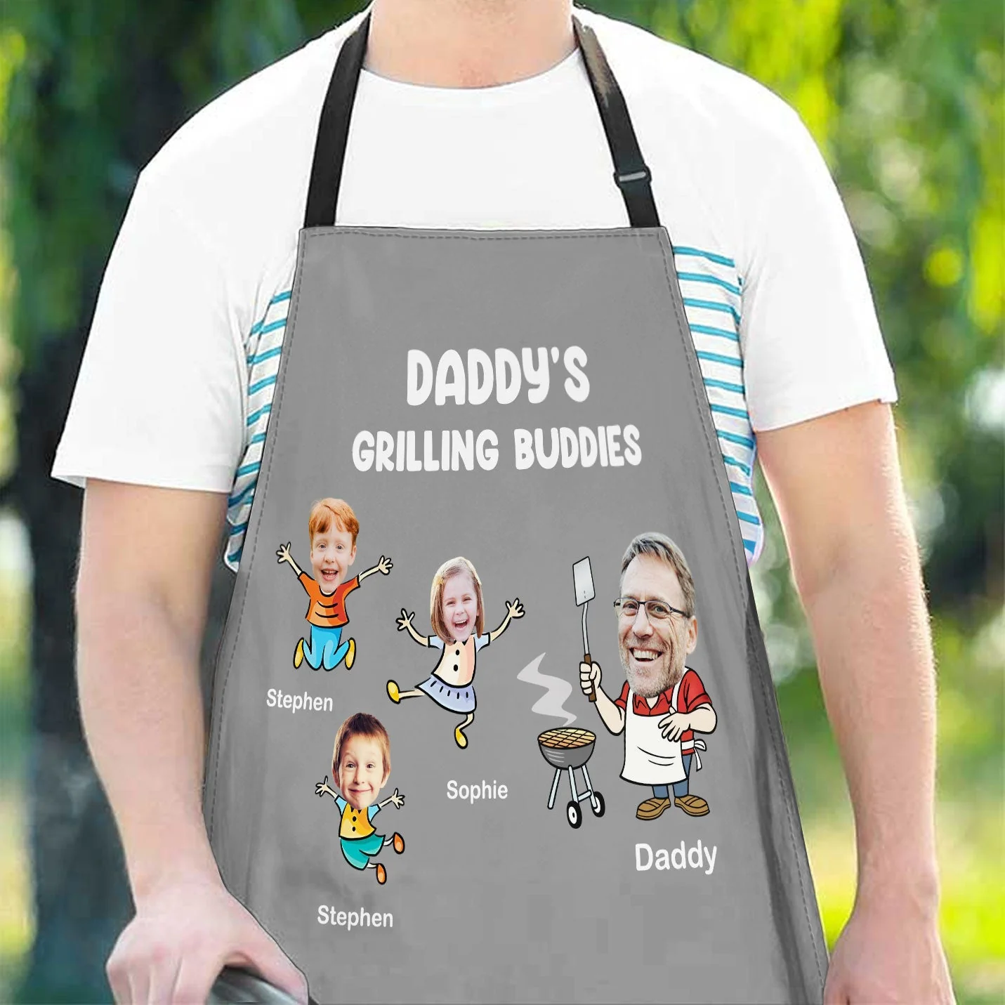 Grilling Together - Personalized Custom Apron - Image 3