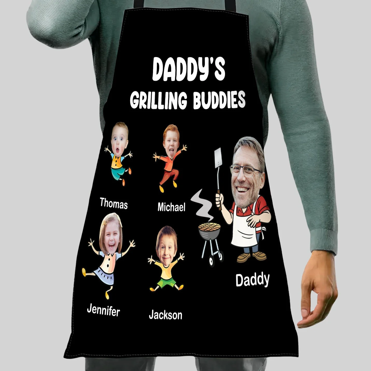 Grilling Together - Personalized Custom Apron - Image 4
