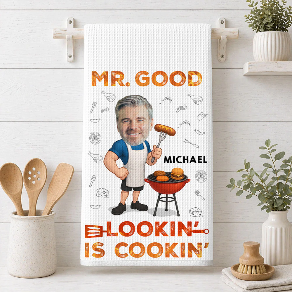 Grillliant Dad - Personalized Custom Kitchen Towel