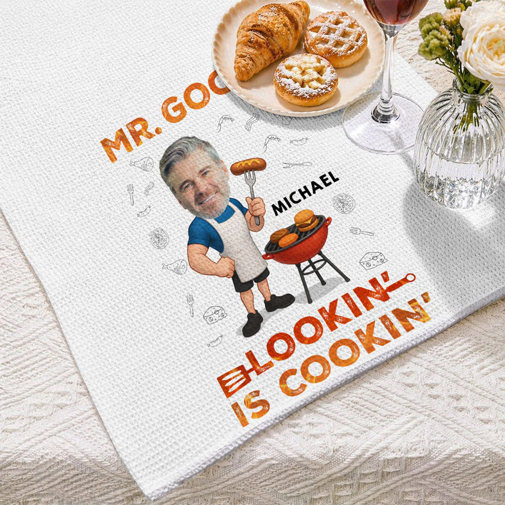 Grillliant Dad - Personalized Custom Kitchen Towel - Image 2