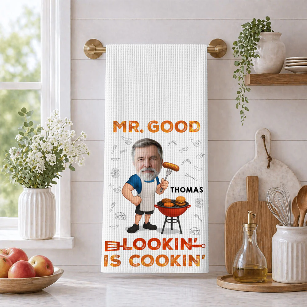 Grillliant Dad - Personalized Custom Kitchen Towel - Image 3