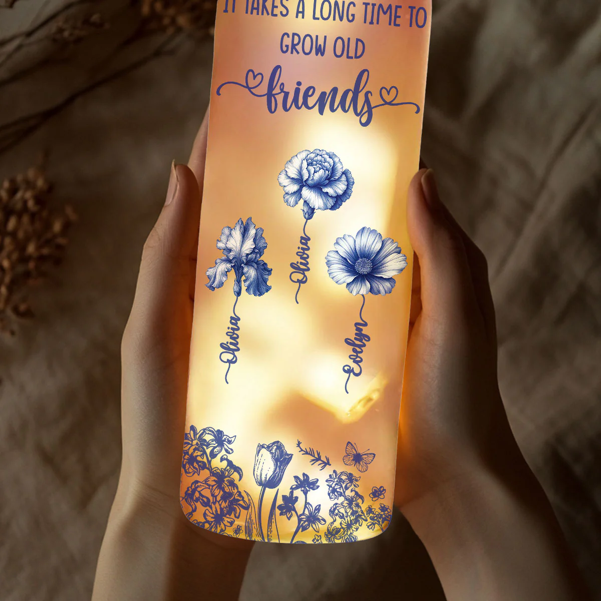 Grow An Old Friend - Personalized Custom Bottle Lamp - Image 3