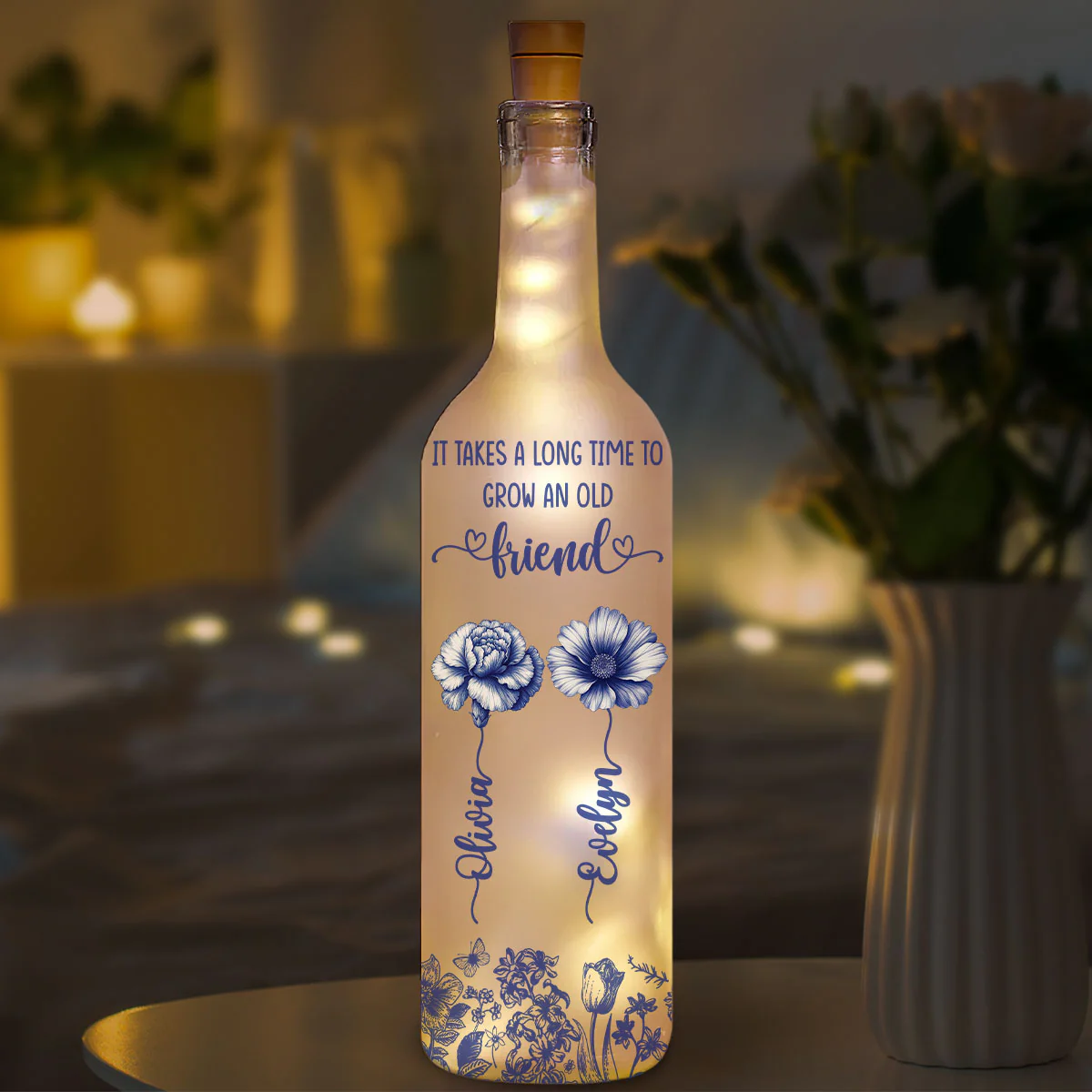 Grow An Old Friend - Personalized Custom Bottle Lamp - Image 5