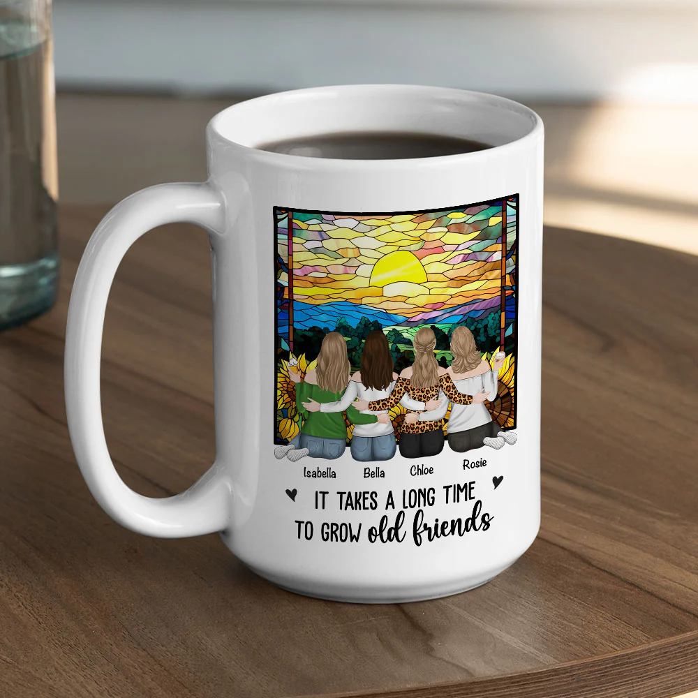 Grow An Old Friend - Personalized Custom Coffee Mug - Image 5