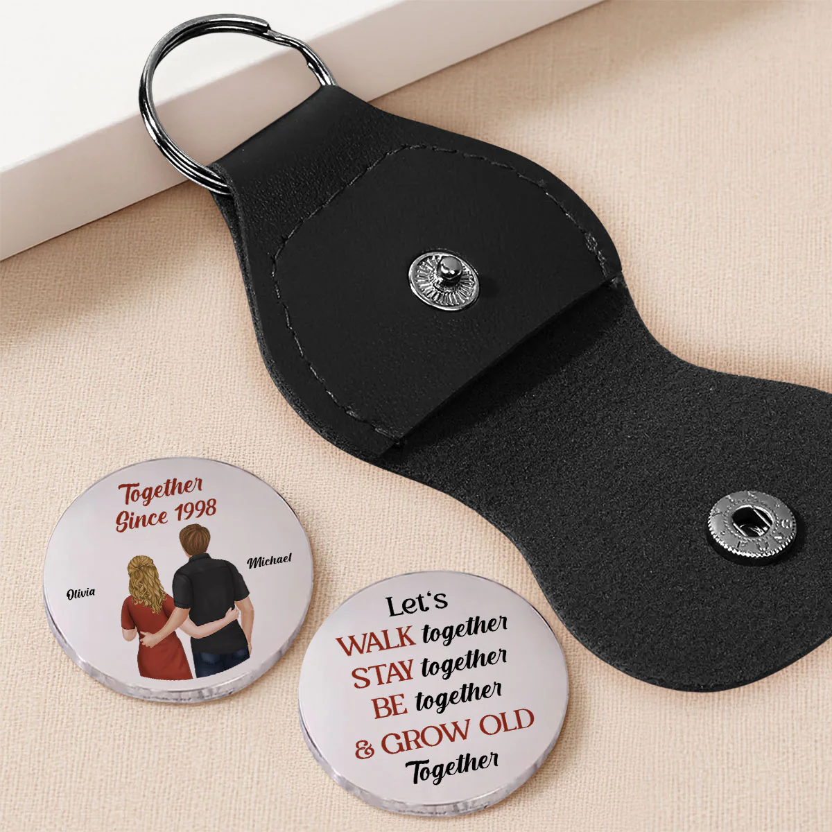 Grow Old Together - Personalized Custom Pocket Hug - Image 2