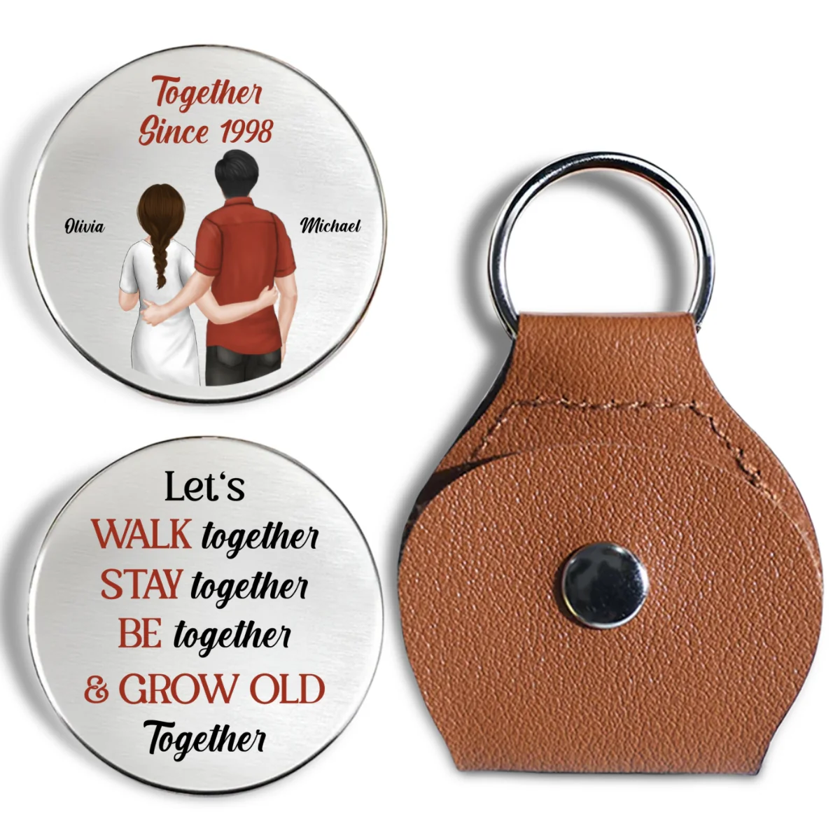 Grow Old Together - Personalized Custom Pocket Hug - Image 6