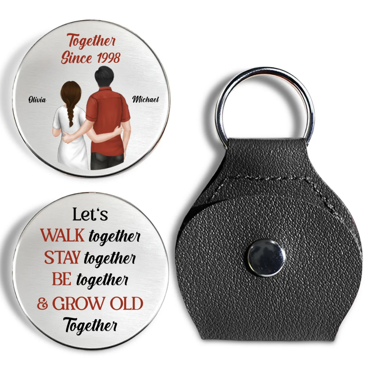 Grow Old Together - Personalized Custom Pocket Hug - Image 7