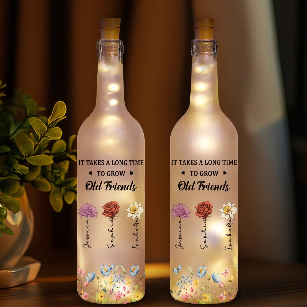Growing An Old Friend - Personalized Custom Bottle Lamp - Image 2