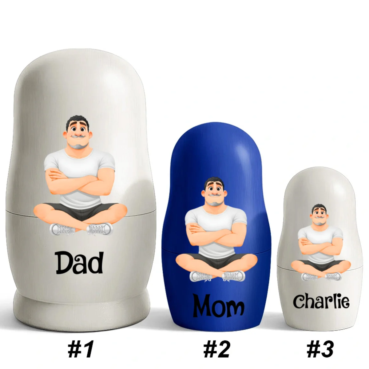 Growing In Love - Personalized Custom Nesting Doll - Image 13