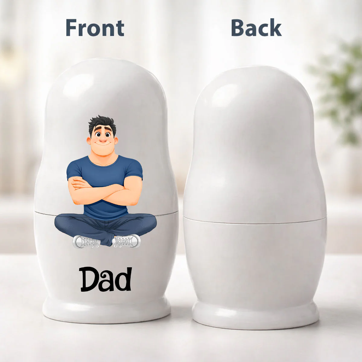 Growing In Love - Personalized Custom Nesting Doll - Image 2