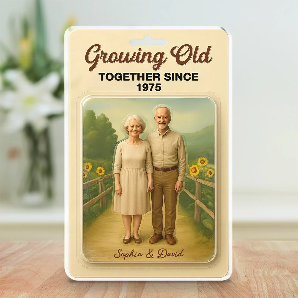 Growing Old Together - Personalized Custom Acrylic Plaque - Image 4
