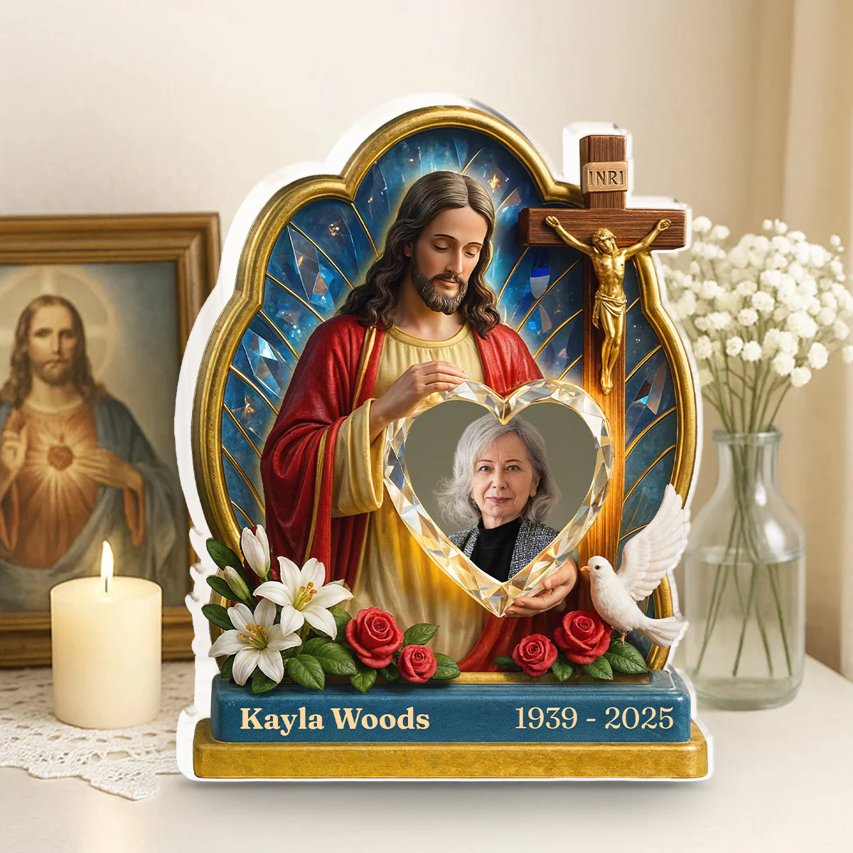 Guardian Of My Heart - Personalized Custom Acrylic Plaque - Image 2