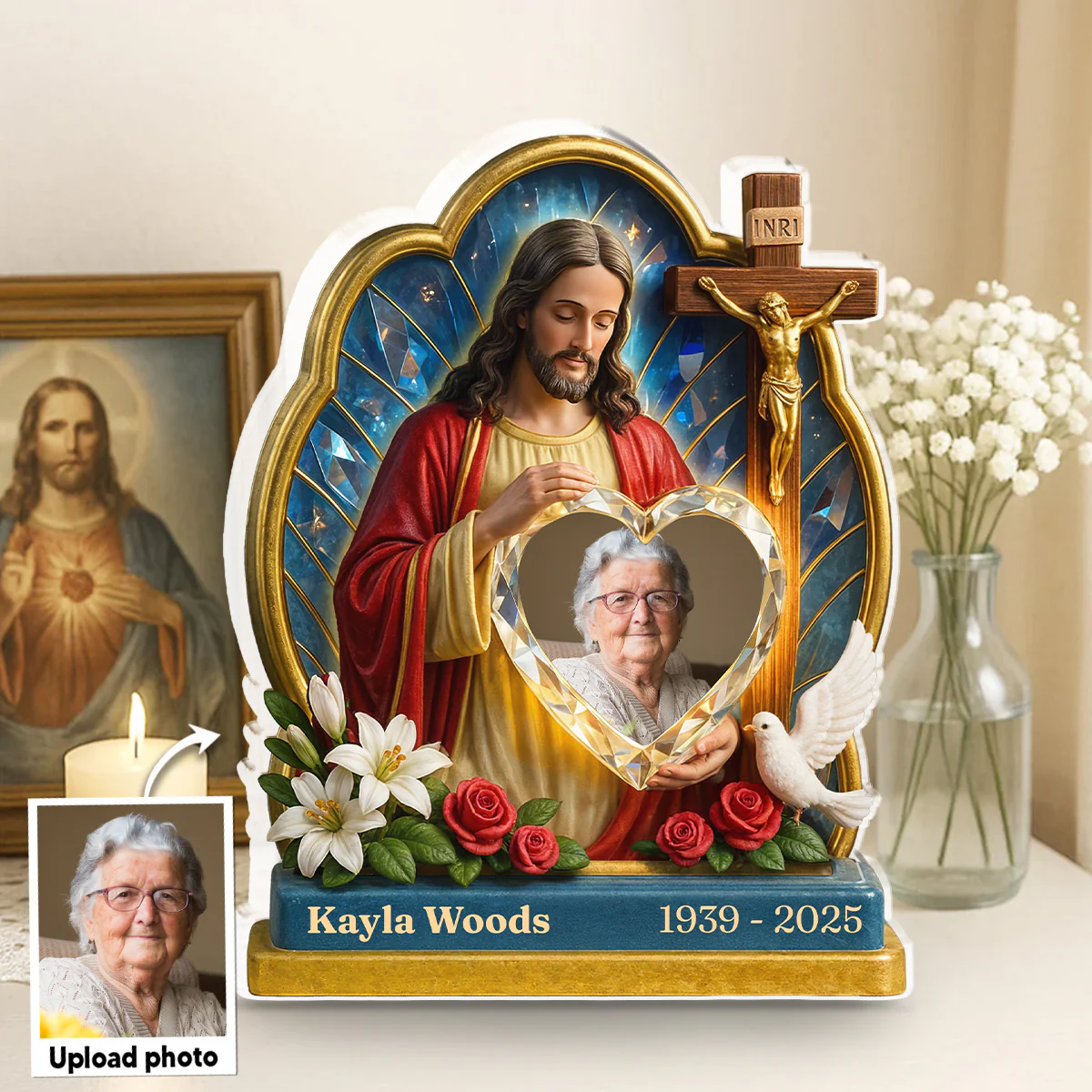 Guardian Of My Heart - Personalized Custom Acrylic Plaque - Image 3