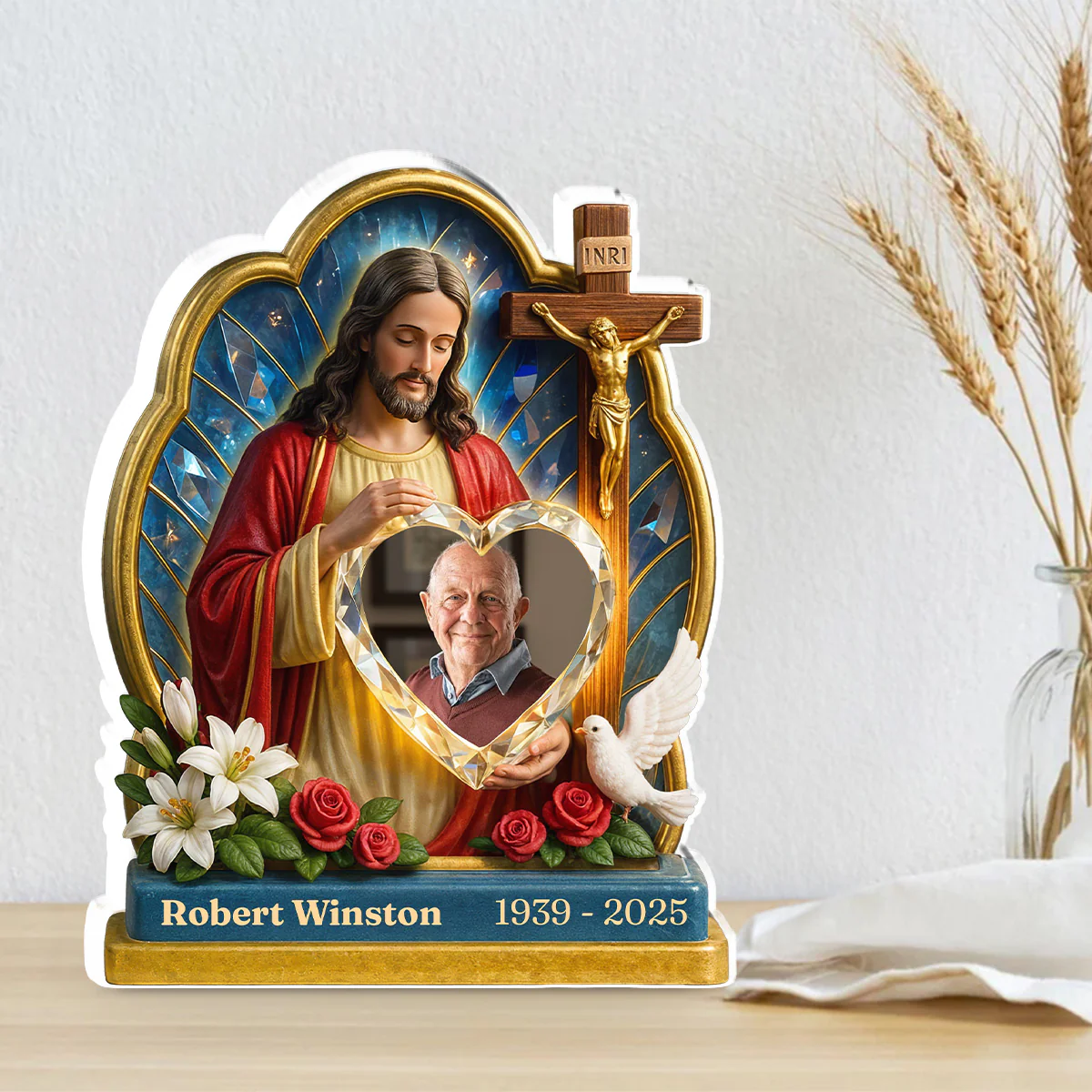 Guardian Of My Heart - Personalized Custom Acrylic Plaque - Image 5