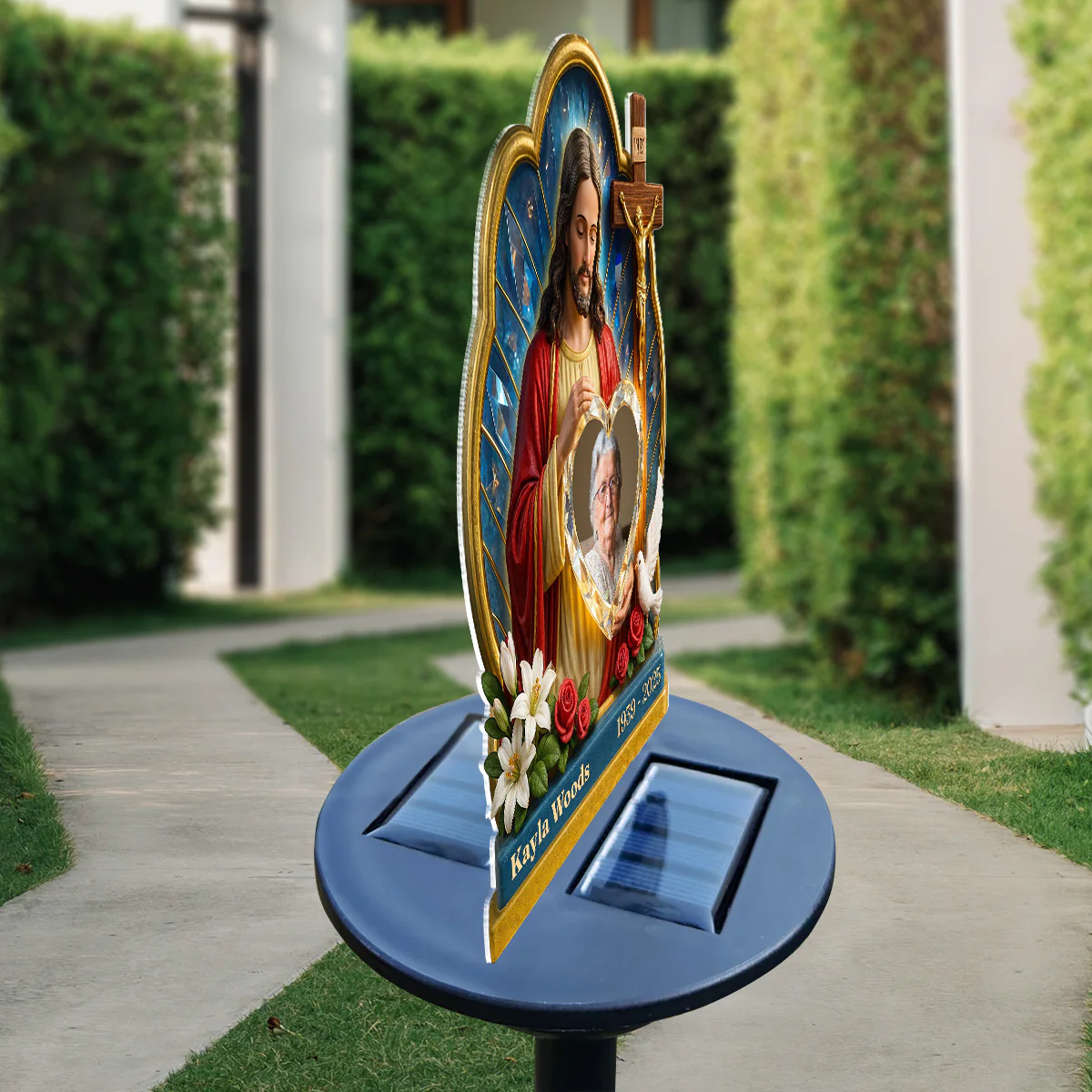 Guardian Of My Heart - Personalized Custom Solar Light - Image 3