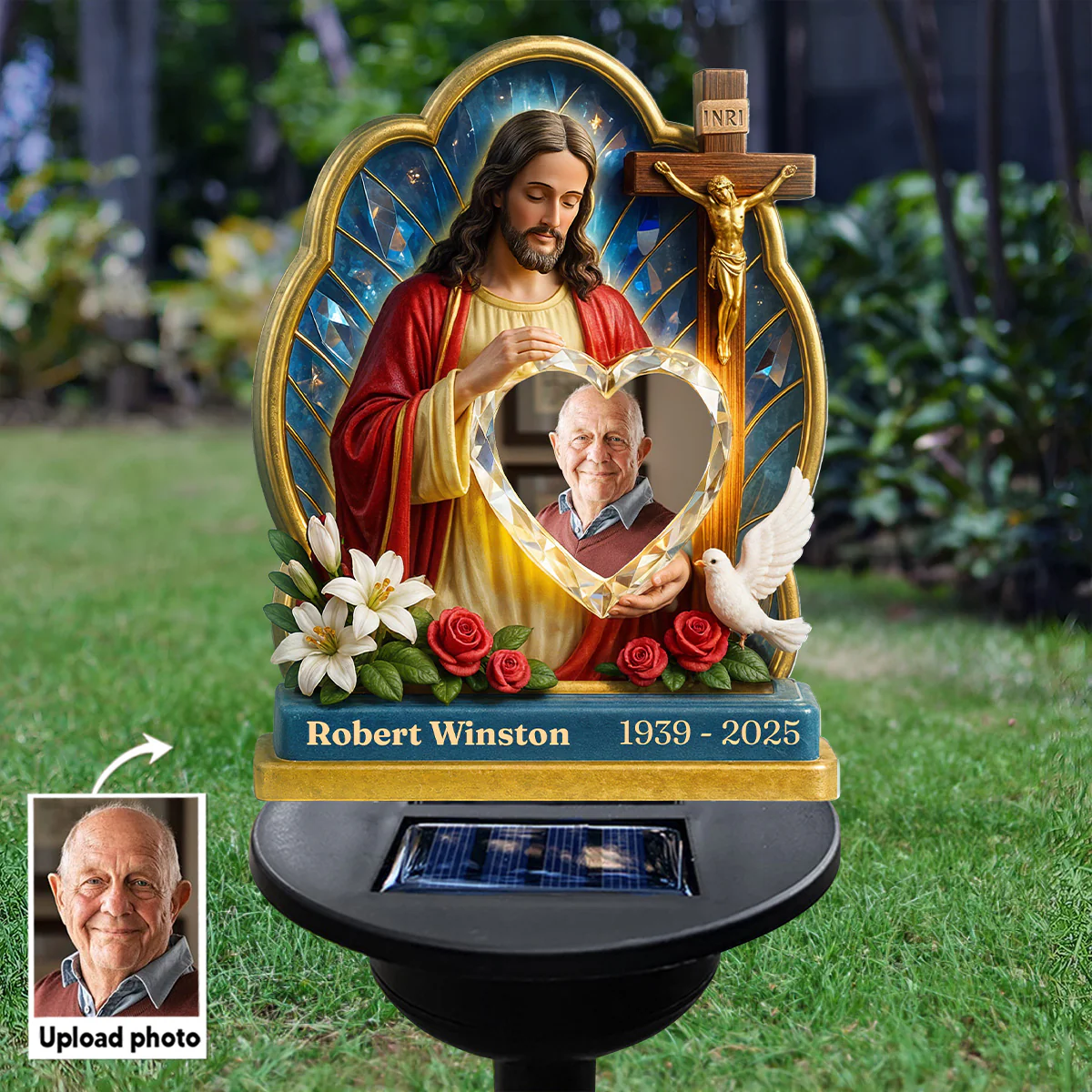 Guardian Of My Heart - Personalized Custom Solar Light - Image 4
