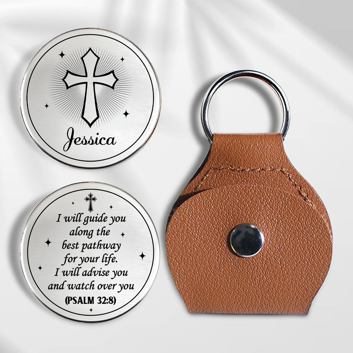 Guided By His Love - Personalized Custom Pocket Hug - Image 2