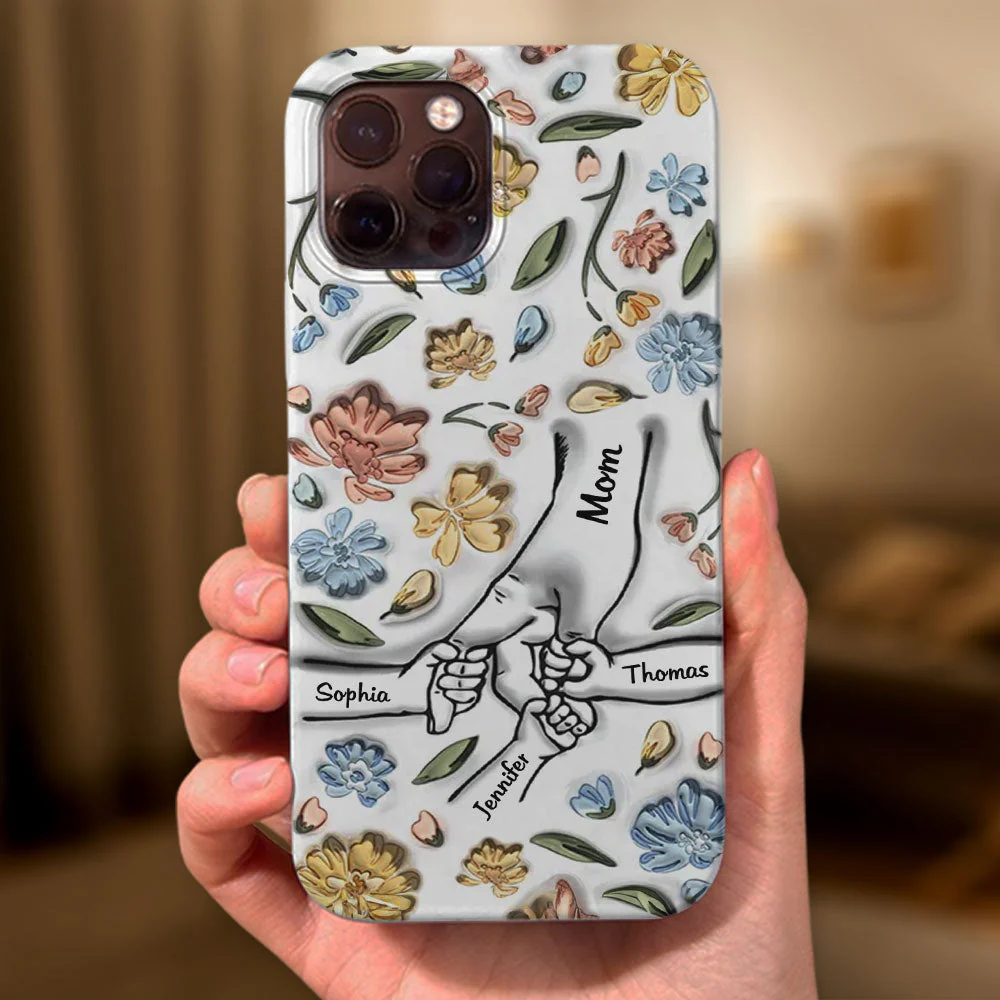 Hand In Hand, I Will Always Protect You -  Personalized Custom Phone Case - Image 5