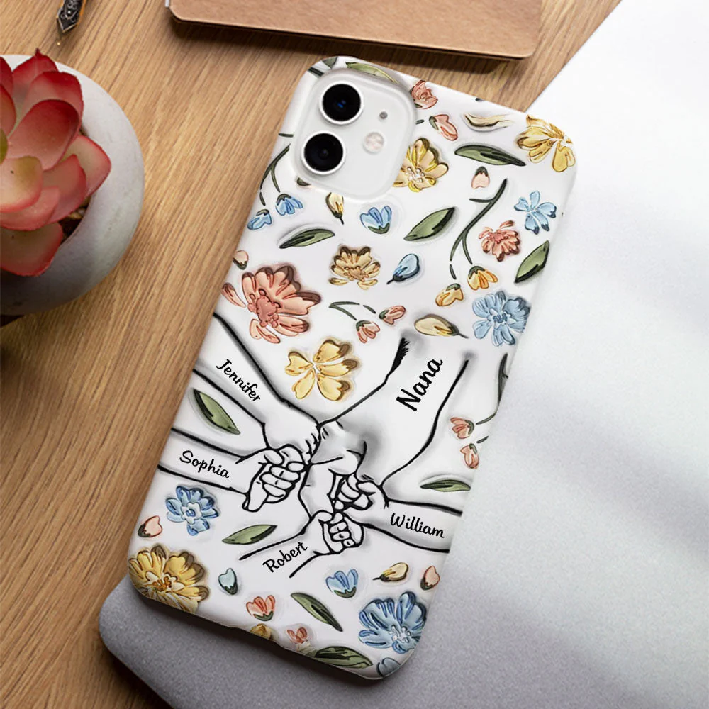 Hand In Hand, I Will Always Protect You -  Personalized Custom Phone Case - Image 6