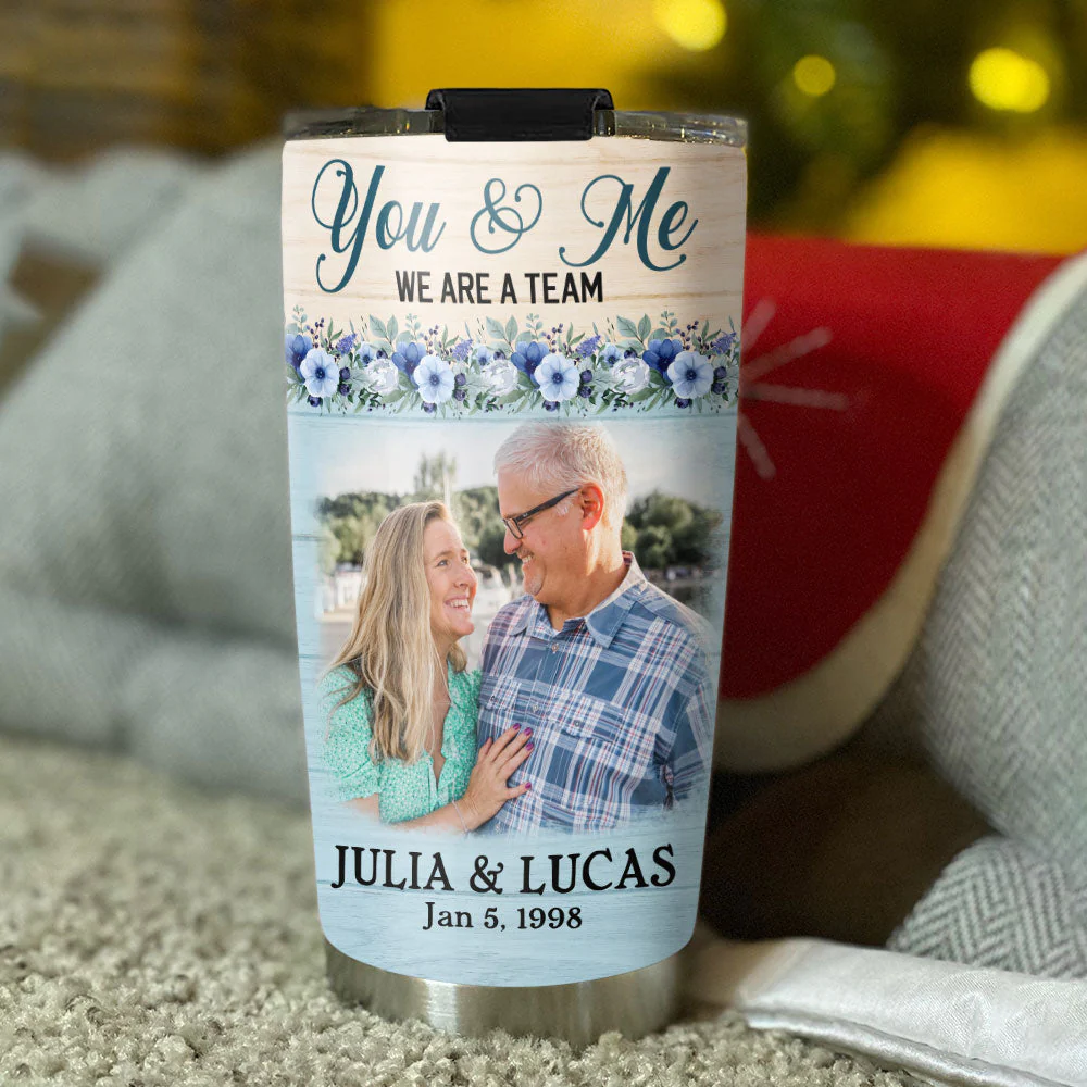 Hand In Hand - Personalized Custom Tumbler - Image 2