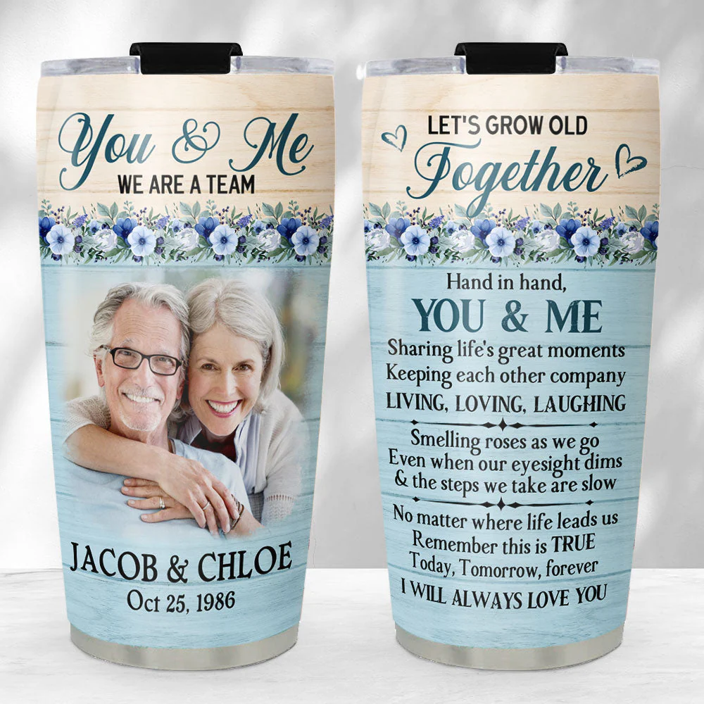 Hand In Hand - Personalized Custom Tumbler - Image 4