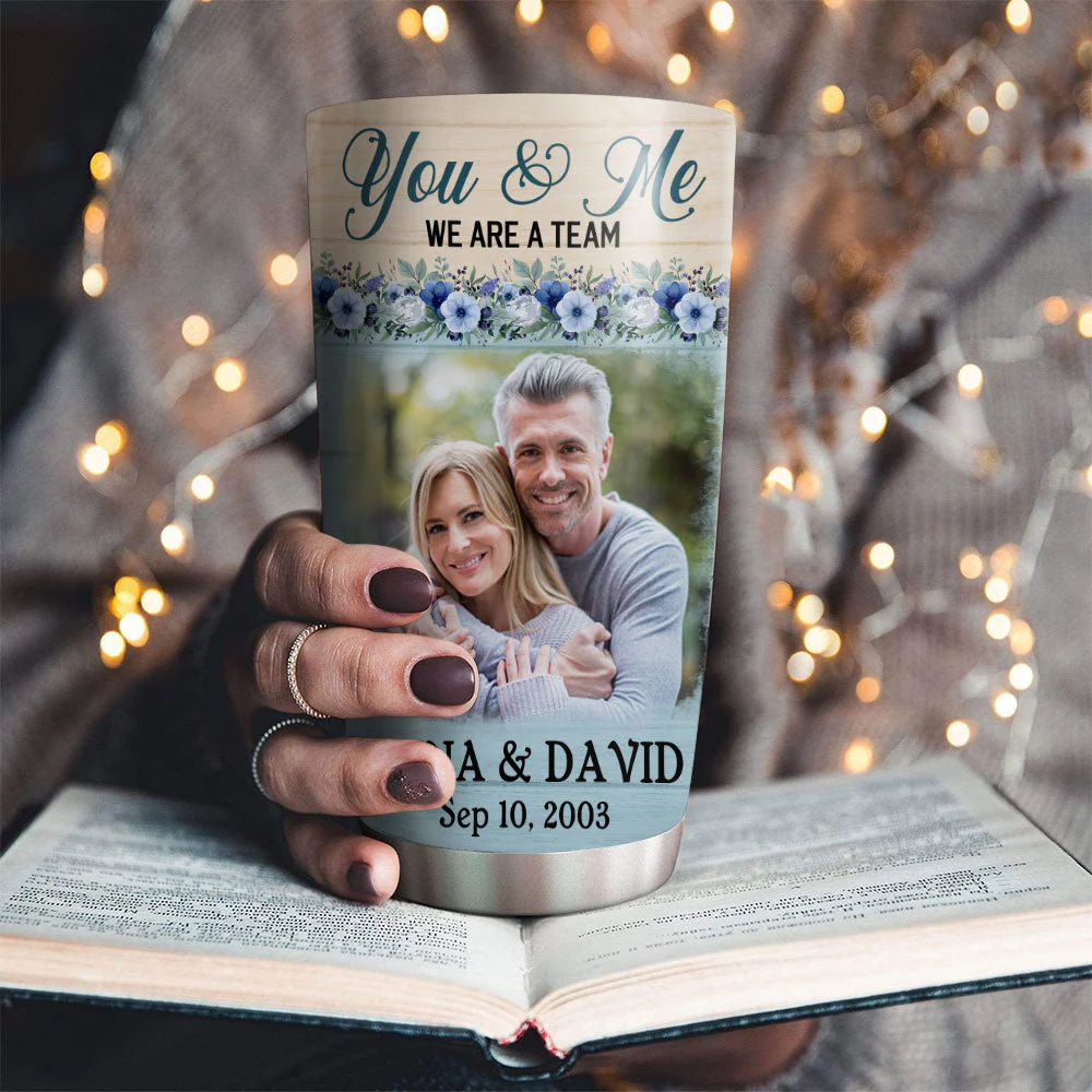 Hand In Hand - Personalized Custom Tumbler - Image 5