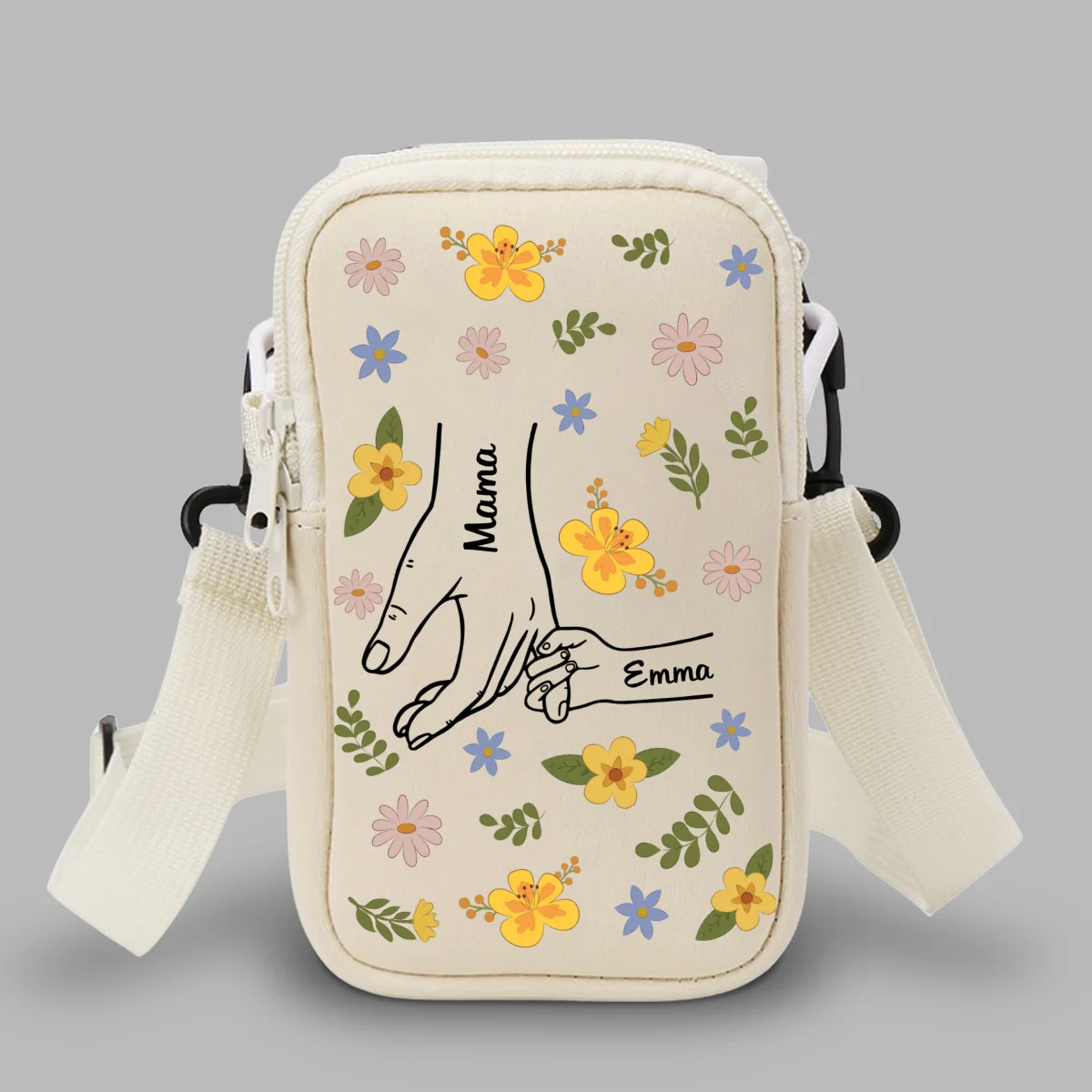 Hand In Hand - Personalized Custom Water Bottle Carrier Bag - Image 11