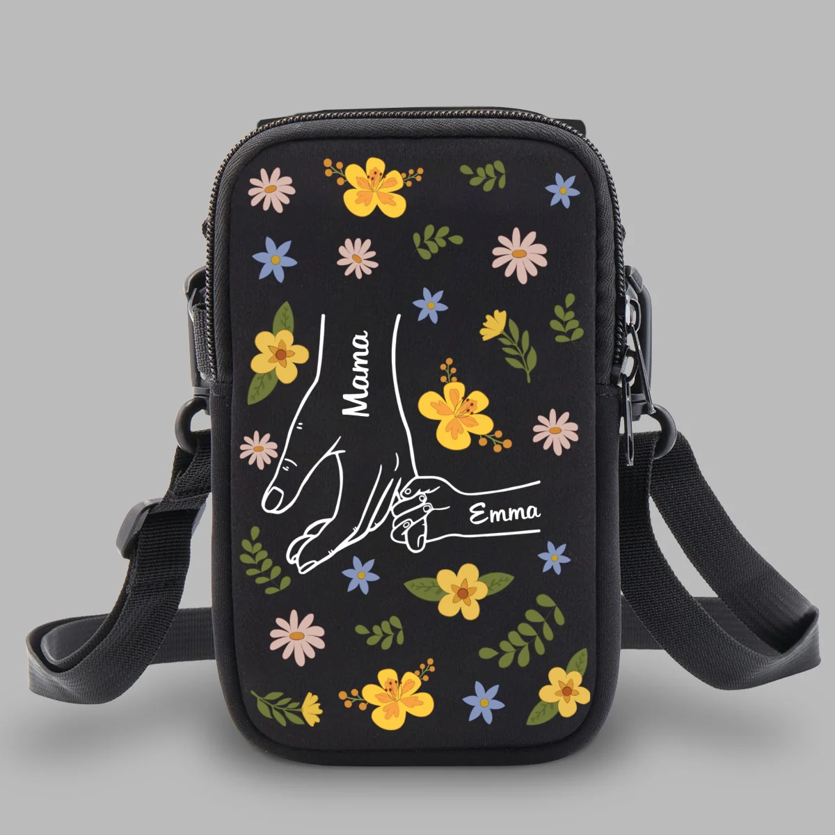 Hand In Hand - Personalized Custom Water Bottle Carrier Bag - Image 9