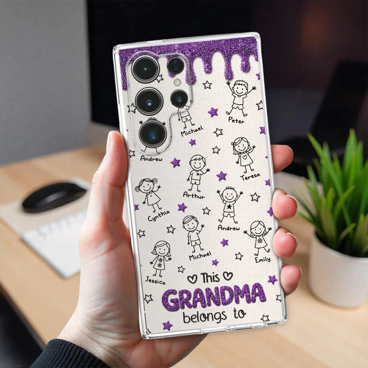 Handmade By Grandma - Personalized Custom 3D Inflated Effect Phone Case - Image 5