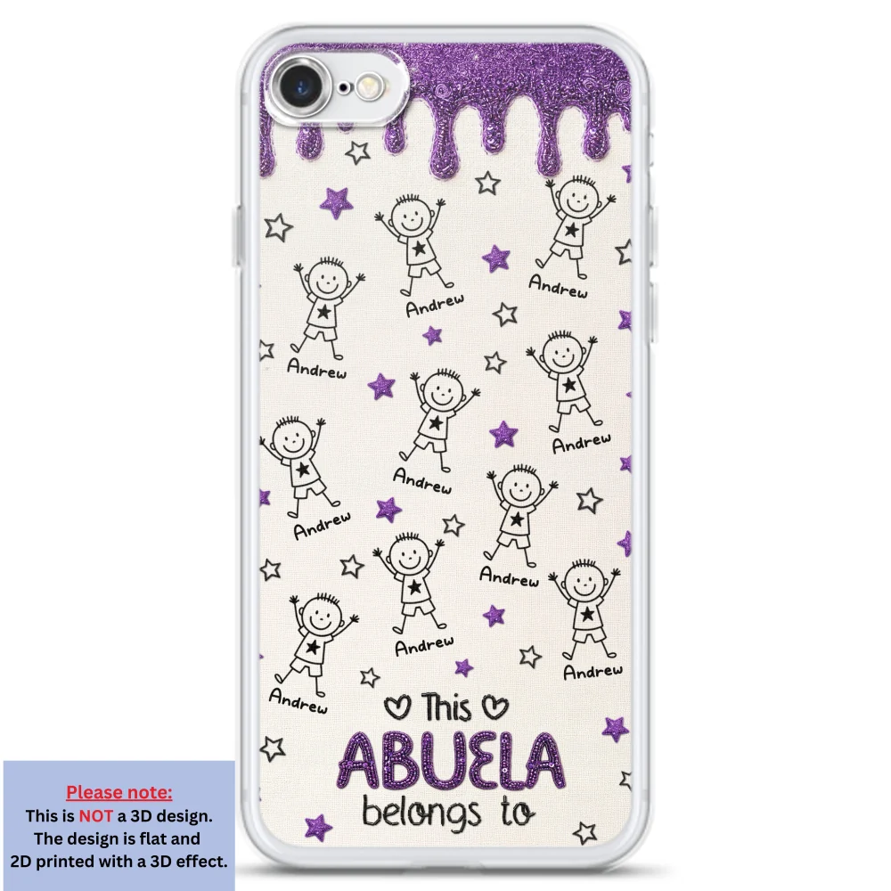 Handmade By Grandma - Personalized Custom 3D Inflated Effect Phone Case - Image 6