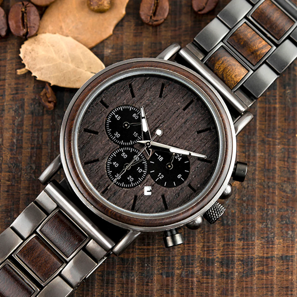 Hands Down Best Dad Ever - WATCH GQ026 - Personalized Engraved Wooden Watches GQ026 - Image 4