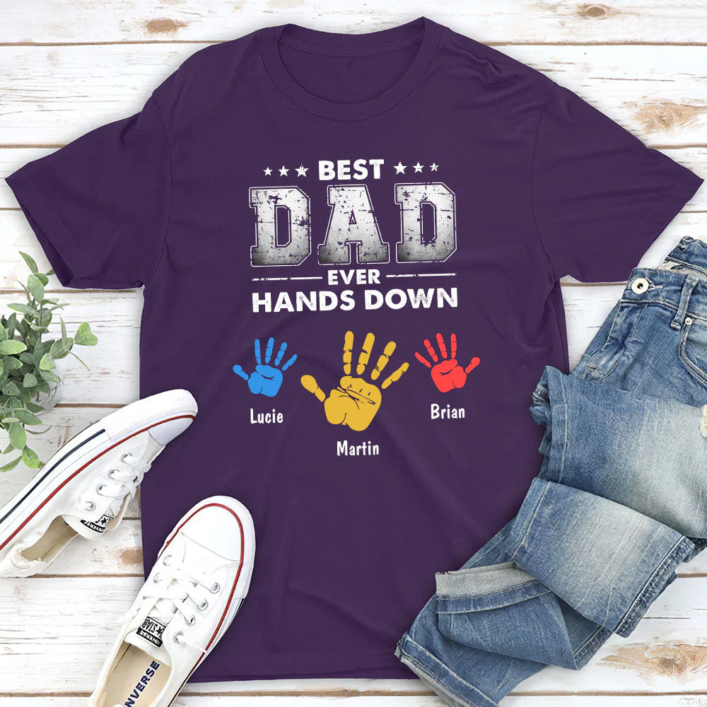 Hands Down - Personalized Custom Classic T-shirt - Image 2