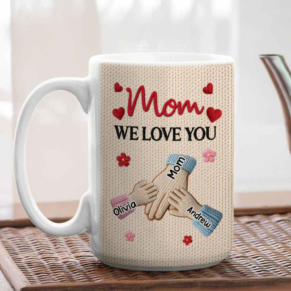 Hands Holding - Personalized Custom Coffee Mug - Image 5