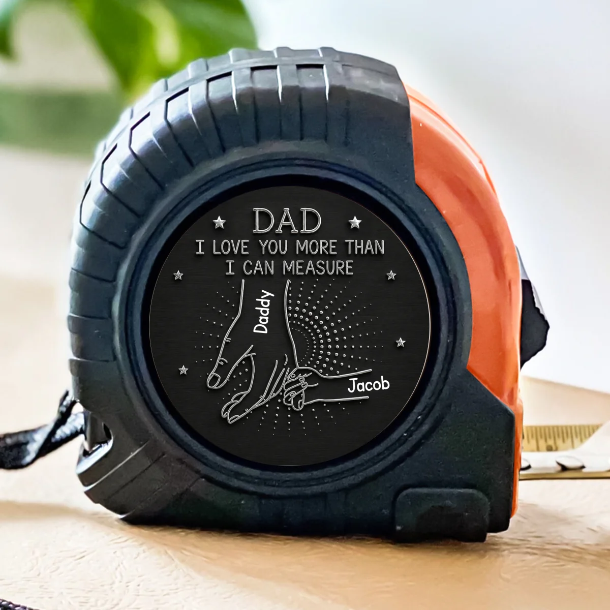 Hands Of Love - Personalized Custom Tape Measure - Image 7