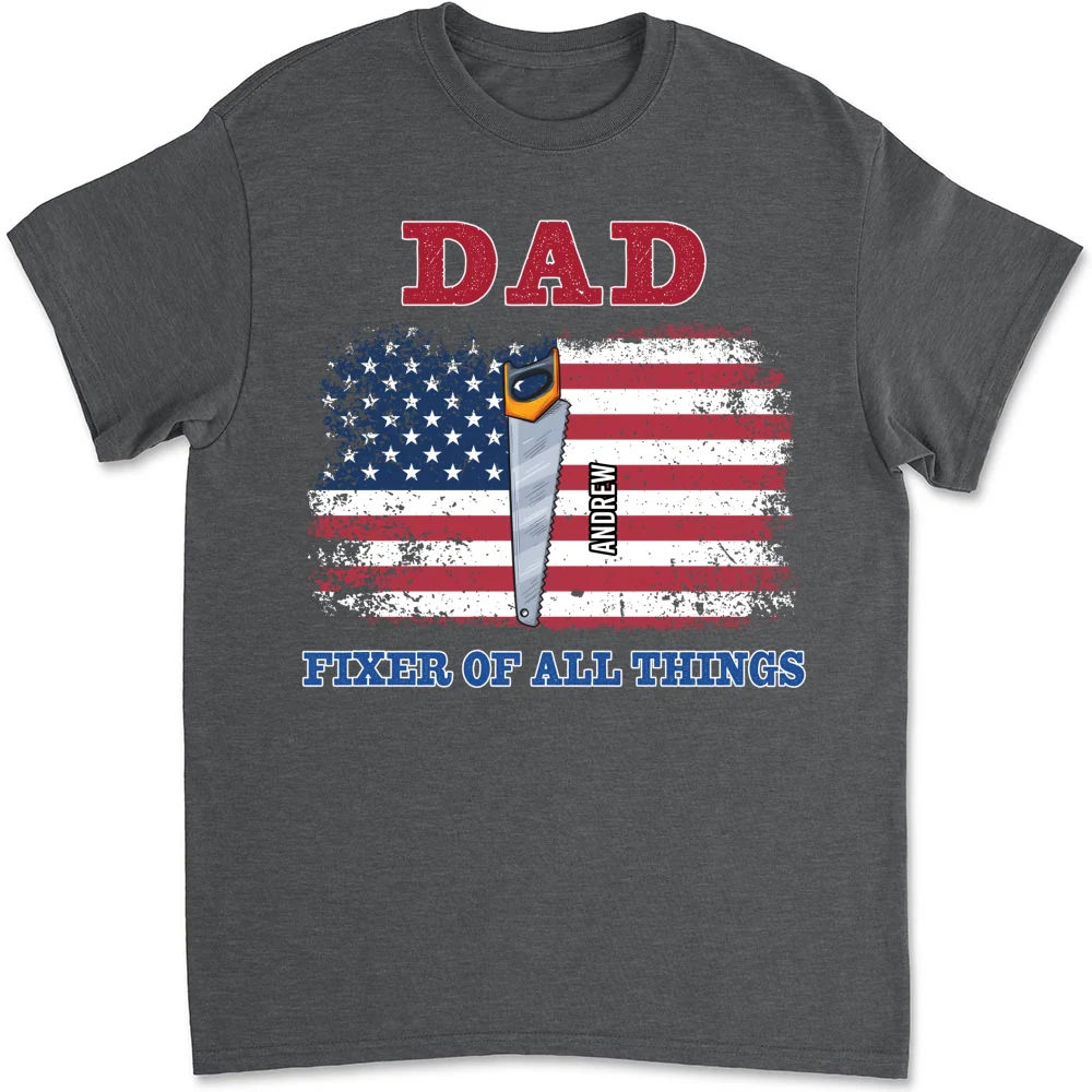 Handy Dad Hero At Home - Personalized Custom Shirt - Image 11