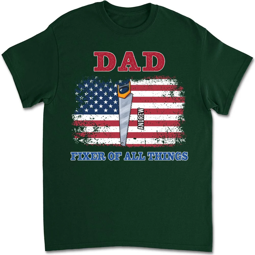 Handy Dad Hero At Home - Personalized Custom Shirt - Image 12