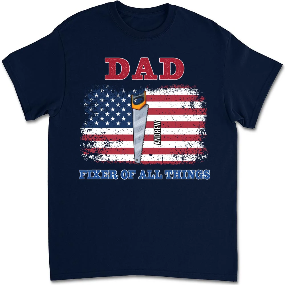 Handy Dad Hero At Home - Personalized Custom Shirt - Image 13